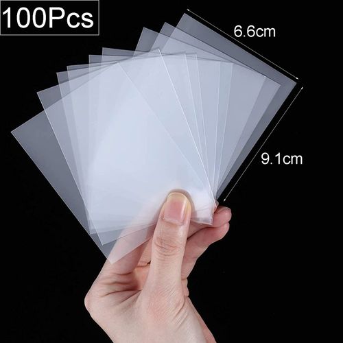 ILamourCar Penny Sleeves, Pack of 100 Clear Card Sleeves, Standard Card Sleeves for Trading Card, Magic, MTG,The Gathering, Board Games (66 x 91mm)