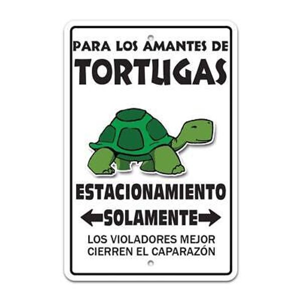 SignMission Turtle Lovers Parking Sign Ocean Aquarium Animal Sea Pet Tortugas...