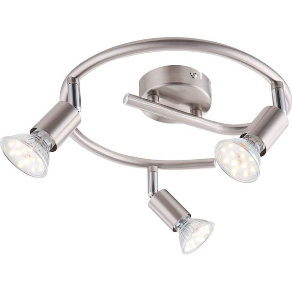 Globo Round Bar Nickel Spotlight 57991-3, Chrome