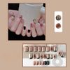 24 Piece Set Nail Tips, Cool Girl, Unique Design, Trapezoid Style Nail