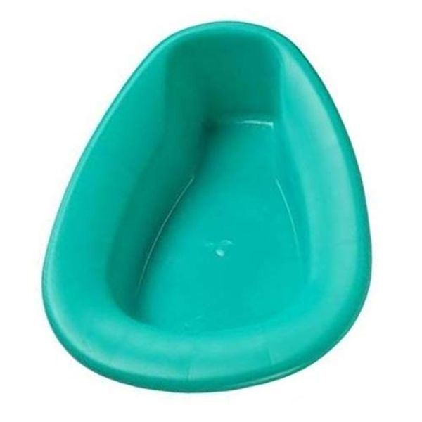 Stackabe Bed Pan with Contour Shape, Turquoise (2 Pack)