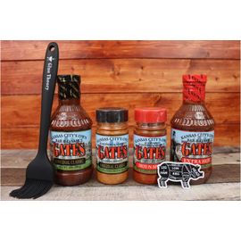 Kansas Citys Own Gates Bar-B-Q Sauce and Seasoning Sampler