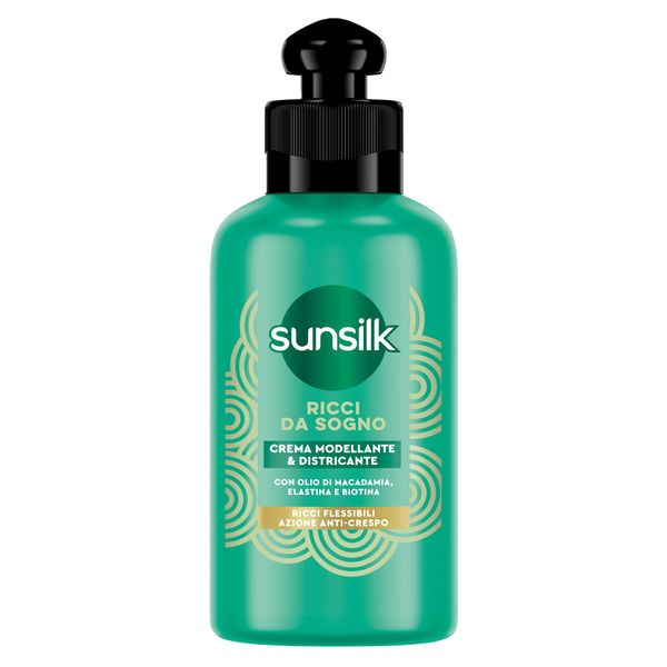 Sunsilk, Crema Districante Ricci da Sogno, Crema per Capelli Ricci Definiti, Senza Risciacquo, Formula Active Fusion, Detangling Cream, Dream Curls 6.7 Fl Oz Made in Italy [Italian Import]