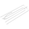48 PCS Metal Curtain Hooks,Pinch Pleat Curtain Hook (White)