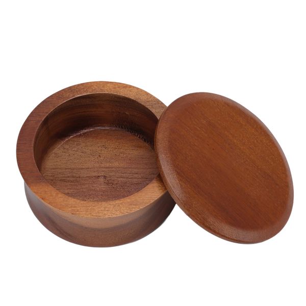 Shaving Bowl,Wooden Shaving Brush Bowl With Lid For Shaving Soap & Cream, Men'S Small Size Shaving Bowl for men