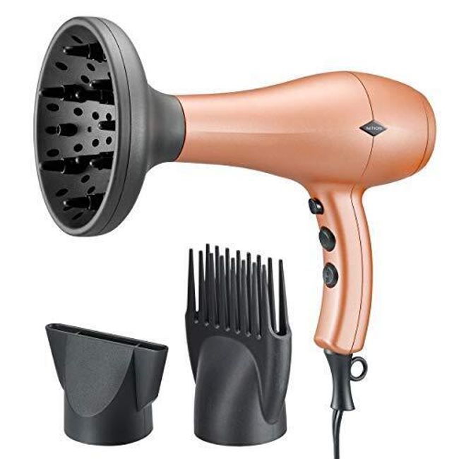 Negative Ions Ceramic Hair Dryer With Diffuser Attachment Ionic Blow Dryer Quick