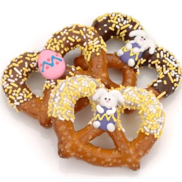 Easter Dipped Pretzel Twists - Set of 12