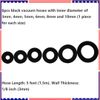 Multipurpose Vacuum Line Kit,6Pcs 5Ft Vacuum Hose Automotive+113
