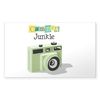 CafePress Camera Junkie Sticker Rectangle Bumper Sticker Car Decal