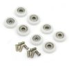 8X Shower Door Replacement Roller Wheel Runner Diameter 23mm with Screw M5