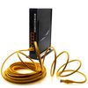 1aTTack.de Network cable Cat.6 - yellow - 1x - 0.5m - CAT6 Ethernet cable Lanka cable 1000 Mbits patch cable
