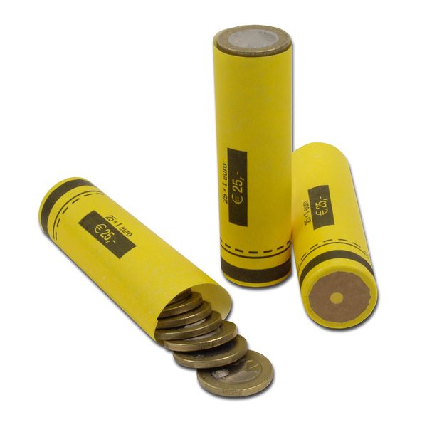 Effektivo 10111 Paper Coin Sleeves Yellow