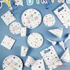 (PKT) 8 Confetti Birthday Party Hats