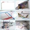Renjzle Threading Tool, 39.4 ft (15 m) Steel Wire, Passing Wire, Stringing Joint Wire, Rope Threader