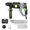 WORKPRO 7.5 AMP Lightweight Corded Premium SDS-Plus Rotary Hammer Drill 5PC Bits