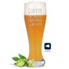 JUNIWORDS Weizenbierglas mit Gravur, Coffee makes everything better, Bierglas (1007511)