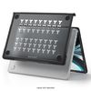 SaharaCase - Raider Series Case for MacBook Pro 16" (2024), Black/Clear, (LT00044)
