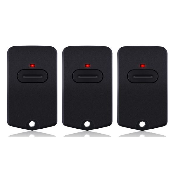 RB741/FM135 318MHZ 9 Dip Black Remote Transmitter for GTO Mighty Mule Linear Pro Access Gate Opener(3Pack) 3-Years-Warranty