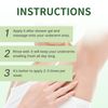 Armpit Detox and Body Scrub 8.8oz || with Peppermint and Aloe Vera for Odors Removing, Exfoliating, Moisturizing, Smoothen and Tighten, Also Underarm Detox for Legs, Knee, Feet, Arms and Hands
