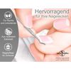 Short Corner Lifter Double Instrument with Long Fine Ends for Manicure/Pedicure