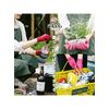 CuCuRa 929SL-WI Non-Slip Work Gloves, Wine Slender, Women's, Elastic, Snug Fit, Made in Japan, 1 Pair