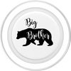 Big Brother Bear Black Design Fun Gift PopSockets PopGrip for MagSafe