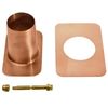 Monarch Rain Chains 20040 Pure Copper Brass Bolt Gutter Adapter for Rain Chain Installation, Standard