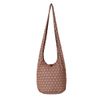 PANASIAM Shoulderbag Asanoha Design in grey, L