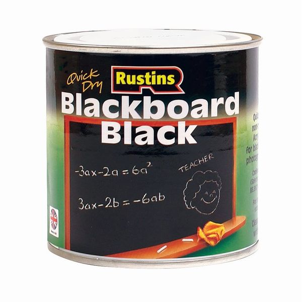 Rustins Blackboard Black Paint 250ml
