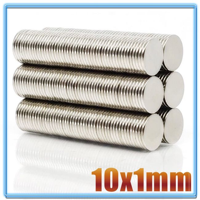 10x1mm Small Disc Magnets Rare Earth NdFeB Round Magnet Neodymium Magnets  for Crafts - AliExpress