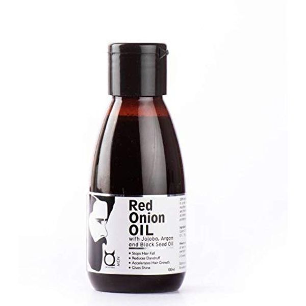 BBRATS Qraa Men Red Onion Hair Oil-With Jojoba,Argan & Black seed oil, 100 ml