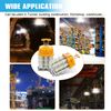 125W LED Temporary Work Light Portable Hanging Work Construction Light 5000K ETL