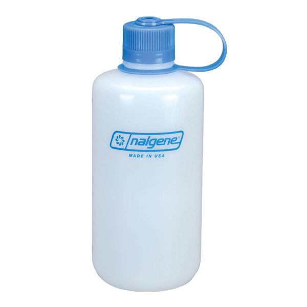 Nalgene HDPE Narrow Mouth BPA-Free Water Bottle, 32 oz , White