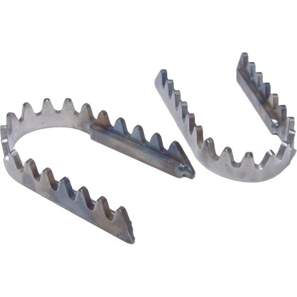 Works Connection Foot Peg Wideners (1-1/4") (Silver)