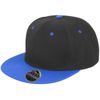 Result Core Bronx Original Flat Peak-Snapback Dual Colour Cap Black/Azure
