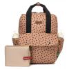 Babymel Georgi Eco Convertible Backpack Caramel Leopard