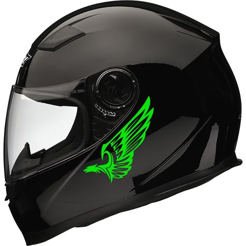 2X Eagle Wings Sticker Decal for Helmet, Motorcycle, Car Window Bumper Sticker, Laptop Sticker, 90mm Each
