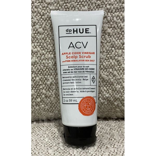 New dpHUE Apple Cider Vinegar ACV Scalp Scrub Travel 2 oz / 59 ml Sealed