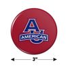 American University Primary Logo Kitchen Refrigerator Locker Button Magnet - 3" Diameter