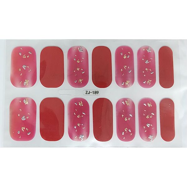 Color Gel  Nail Polish Strips .  ZJ189     Read Description Below