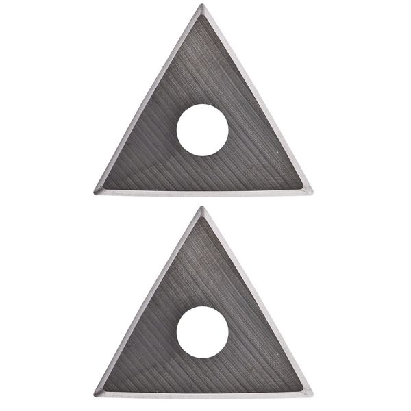 2 x for Bahco 625 Pocket Scraper Blades Triangular Carbide Paint Scraper Blades 25mm Scraper Blades for Corner Scraping for Wood Plastic or Metal Surfaces Made by Xcalibur Tooling UK