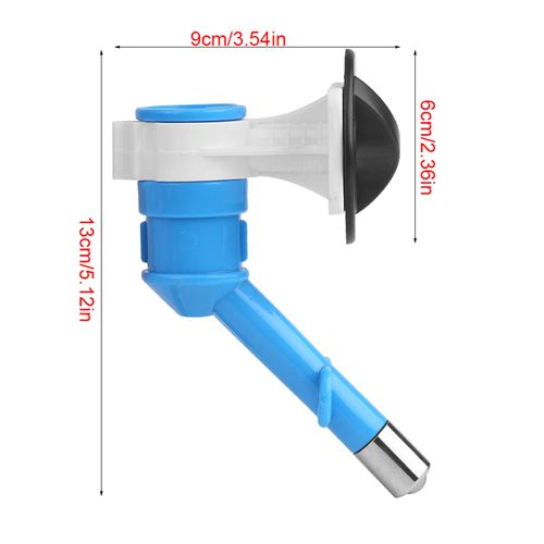 Smandy Pet Water Dispenser Nozzle Anti Leaking Automatic Dogs Cats Rabbit Water Feeder Nozzle No Drip Water Dispenser Fountain Bottle Head Water Nozzle, blue