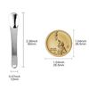 4 Pack Metal Makeup Spatula, Mini Spoon, Beauty Scoop for Facial Cosmetic, Face Mask (Silver & Gold)