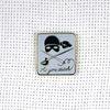 "As You Stitch" Blue Enamel Needle Minder