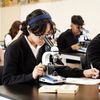 AmScope 40-1000X Portable Student Compound LED Microscope Metal Frame 10 Slides