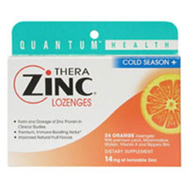 Cold Season+ TheraZinc Lozenges ORANGE LOZENGES; 24 LOZ