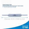 TIDI Posey Foam Trach Tie – Medium – 1 Package of 12 Ties – Tracheostomy Tube Holder – Home Care (8197M)