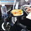 360° Rotating Car Cup Holder Expander Water Cup Tray Bottle Mount Stand Adapter