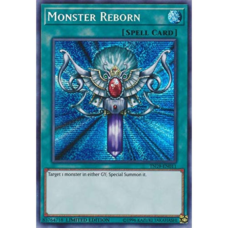 Yu-Gi-Oh! - Monster Reborn - TN19-EN011 - Prismatic Secret Rare ...