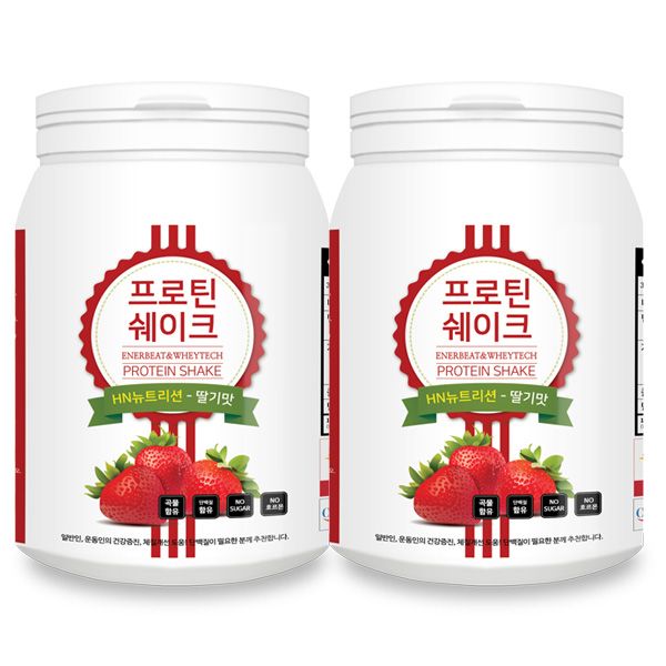 Waytech [Special sale] HN Nutrition Protein Shake Strawberry Flavor / Protein for meal replacement, 600g, 2ea